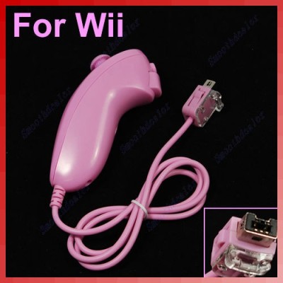 Maneta nunchuck Nintendo Wii controller roz pink foto