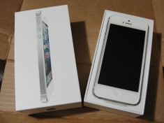 iPhone 5 16 GB White Alb | Nou NEACTIVAT 0:00 Minute ORANGE | Factura GARANTIE foto