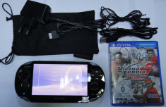 Consola Sony PS VITA impecabila, husa, casti, card 16Gb si joc original VT4 , complet, original, poze reale, Verificare la Livrare /Garantia Okazii foto