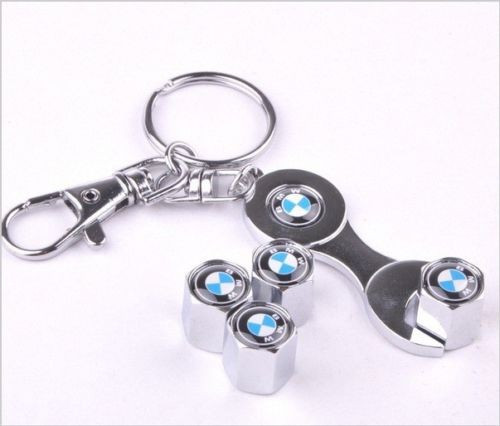 Breloc auto pentru bmw cu set 4 capacele ventil pentru bmw