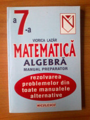 e4 Matematica - Algebra - a 7-a -rezolvarea problemelor din toate manualele .. foto