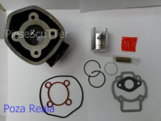 Kit Cilindru / Set Motor + Piston + Segmenti Scuter Piaggio / Piagio NRG MC2 / NRG MC3 / NRG Power ( 5 colturi - 80cc - racire apa ) foto