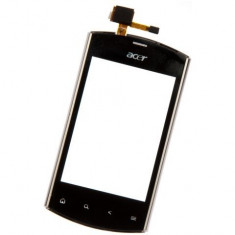 Carcasa fata cu touchscreen Acer E310 Liquid mini neagra - argintie Originala foto
