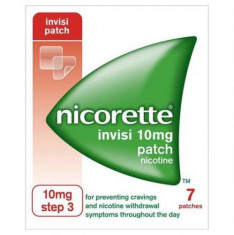 Plasturi Nicorette 10 Mg Nicotina. Pasul 3.Cutie 7 bucati. foto