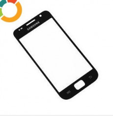 Geam carcasa sticla touchscreen digitizer touch screen Samsung i9000 Galaxy S, i9001 Galaxy S Plus Negru Black foto