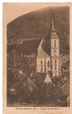 CPI (B4788) BISERICA NEAGRA ev. luth - EVANG. SCHARZKIRCHE, BRASOV, KRONSTADT, CIRCULATA, 11.AUG.1912, STAMPILA, Printata