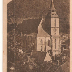 CPI (B4788) BISERICA NEAGRA ev. luth - EVANG. SCHARZKIRCHE, BRASOV, KRONSTADT, CIRCULATA, 11.AUG.1912, STAMPILA