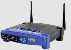 Router Wireless Linksys WRT54G,v7 pentru orice retea de internet, cu Garantie inca 6 luni. foto
