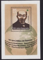 C183 - Germania Democrata 1987 - Bloc cat.nr.86 neuzat,perfecta stare