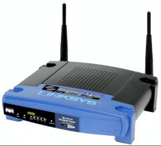 Router Wireless Linksys WRT54G,v2 cu Soft DD-WRT instalat, pentru orice retea de internet, cu Garantie inca 6 luni. foto