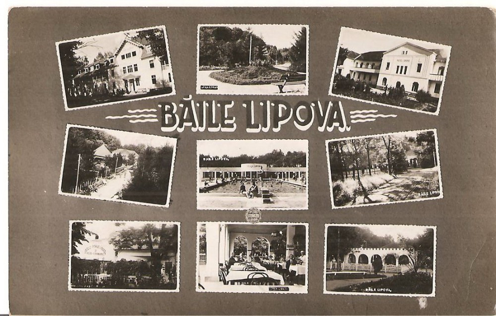 CPI (B4786) BAILE LIPOVA, MOZAIC, FOTO: STEINITZER, CIRCULATA, 17,MAI, 1937, STAMPILE, TIMBRU poza 1