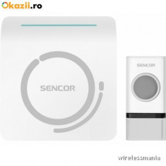 Sonerie Wireless Sencor SWD 100 cu 48 melodii - sonerii doorbell fara fir foto