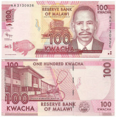 Malawi 2012 - 100 kwacha UNC foto