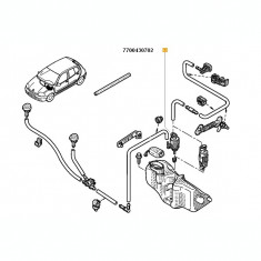 POMPA ELECTRICA SPALATOR RENAULT CLIO2 KANGOO.SYMBOL.MEGANE,LAGUNA 1.2 foto