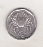 bnk mnd Malta 5 centi 2001 , fauna marina