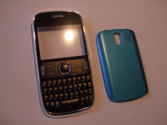 Carcasa Nokia Asha 302 BLUE/ ALBASTRU foto