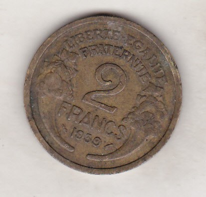 bnk mnd franta 2 franci 1939