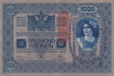 AUSTRIA 1.000 kronen 1902 VF+++!!! foto