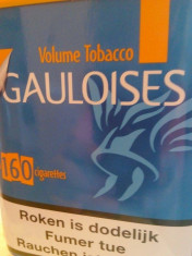 GAULOISES 80Gr Volume Tobacco, Provenienta Luxembourg foto