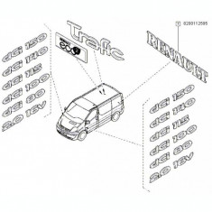 EMBLEMA RENAULT TRAFIC foto