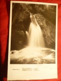 Ilustrata Muntii Gurghiului - cascada , interbelica