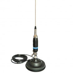 Resigilat - 2015 - Antena CB PNI S9 lungime 120 cm si magnet cu fluture PNI 120/DV 125 mm inclus foto