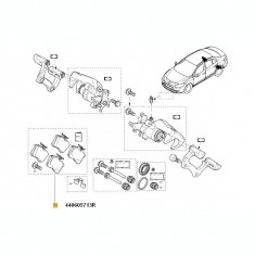 PLACUTE FRANA CITROEN C4,CITROEN DS4,CITROEN XSARA PICASSO,CITROEN,CITROEN DF C-QUATRE foto