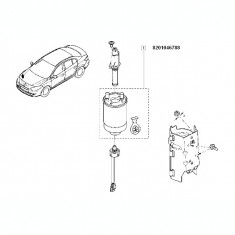 FILTRU MOTORINA 8201046788 RENAULT FLUENCE,RENAULT SCENIC,RENAULT GRAND SCENIC,RENAULT MEGANE foto