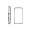 Carcasa rama fata mijloc pentru geam / touchscreen / digitizer Apple iPhone 4 NOUA NOU