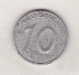 Bnk mnd Germania , RDG , 10 pfennig 1950 A, Europa