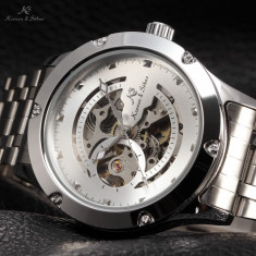 CEAS Ks Royal Kronen and Sohne Original MECANIC AUTOMATIC Luxury LUX Skeleton foto