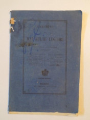 COLECTIUNE DE MAI MULTE LEGIUIRI DIN PRINCIPATELE UNITE ROMANE , EDITIUNE OFICIALA , BUCURESCI 1865 foto