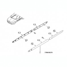 ORNAMENT USA FATA STANGA. RENAULT CLIO MODEL DUPA 06 2001 foto