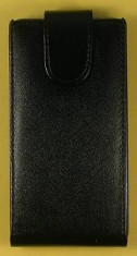 Husa Flip Nokia Lumia 520 Negru foto