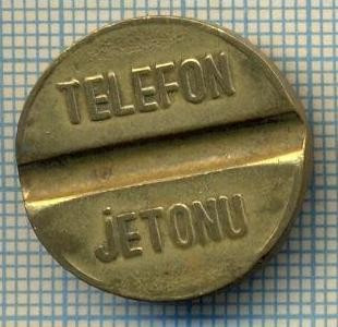 JETON 121 PENTRU COLECTIONARI - PTT(POSTA-TELEFON-TELEGRAF) - TELEFON -JETONU - TURCIA -STAREA CARE SE VEDE foto
