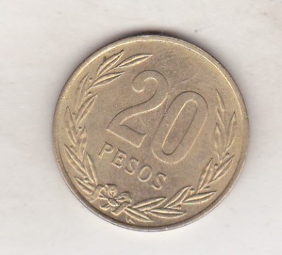 bnk mnd Columbia 20 pesos 1982 foto