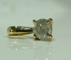 Pandativ aur 14k cu diamant 0,5ct foto