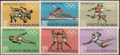 Romania 1972, Preolimpiada Munchen, LP 787, nestampilate foto
