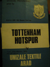 Tottenham Hotspur - UT Arad (21 martie 1972) foto