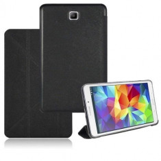 Husa flip neagra Samsung Galaxy Tab 4 T230 7.0&amp;quot; + folie protectie ecran foto