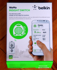 BELKIN WEMO Insight Switch - priza inteligenta comandata cu smartphone - Home Automation foto