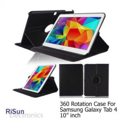 Toc husa flip rotativa 360? piele eco neagra Samsung Galaxy Tab 4 T535 10.1&amp;quot; foto