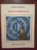 n Analize gramaticale - Aurel Nicolescu