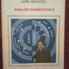 n Analize gramaticale - Aurel Nicolescu