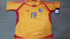 Tricou Fotbal cu Plasa Adidas Echipa Nationala a Romaniei Marime XL foto