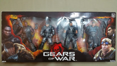 NECA Gears of War 1 (Xbox 360/PC) Delta Squad Set 4 Action Figures 7&amp;quot; foto