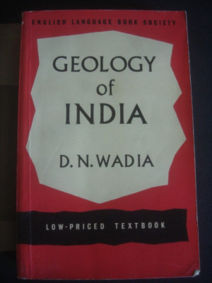 D. N. Wadia - Geology of India foto