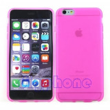 Husa silicon roz subtire Iphone 6 4,7&quot; + folie protectie ecran + expediere gratuita Posta, iPhone 6/6S, Apple