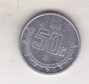 bnk mnd Mexic 50 centavos 2010 foto