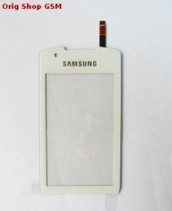 Geam+Touchscreen Samsung S5620 Alb Original foto